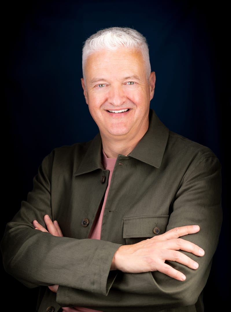 Headshot portrait taken in the studio